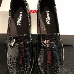 VanEli Black Patent Flats